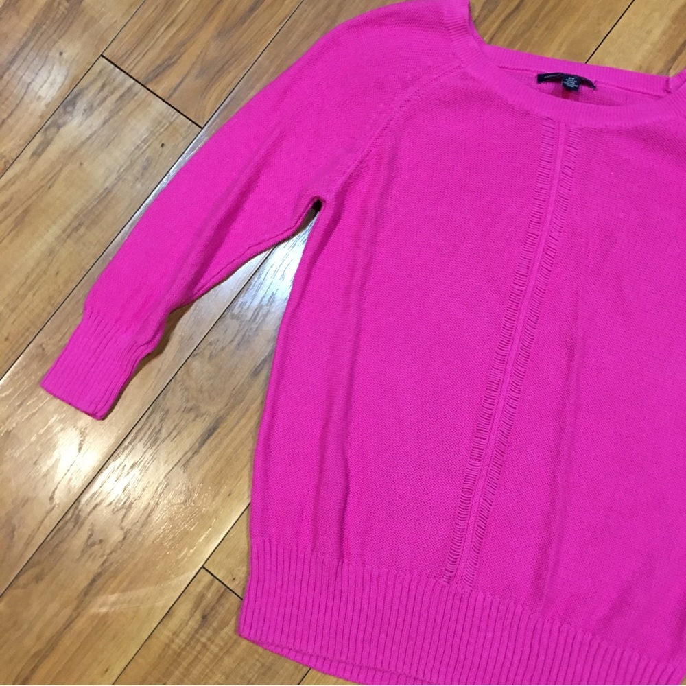 American Eagle outfitters pink knit sweater shirt top lightweight cozy s…